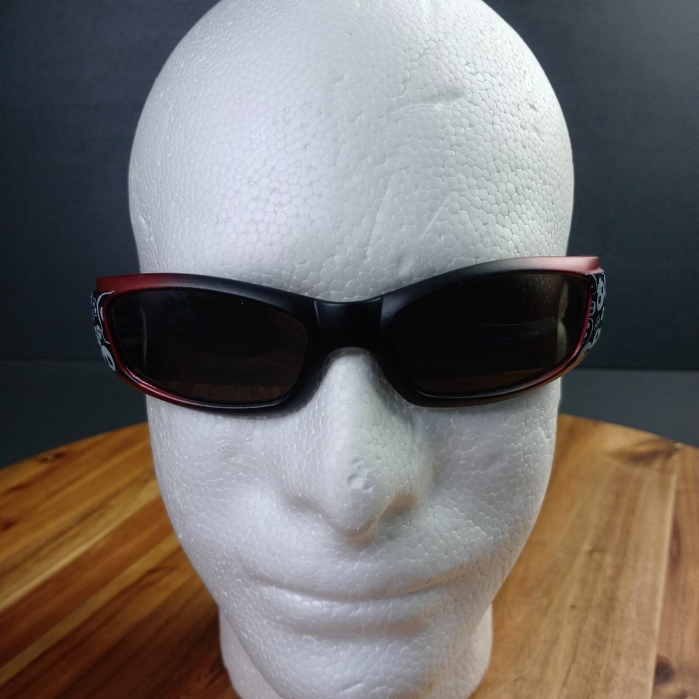Foster Grant Sunglasses Kids RK 1113‎ Finn Red FMY Skulls